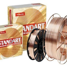 Сварочная омедненная проволока Standart d 1.0 (СВ08Г2С) 18 кг